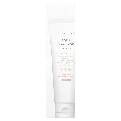 S.NATURE Aqua Rice Foam Cleanser 80ml (2.7 fl oz)