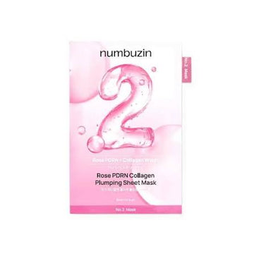 Numbuzin - No.2 Rose PDRN Collagen Plumping Sheet Mask - 1 piece