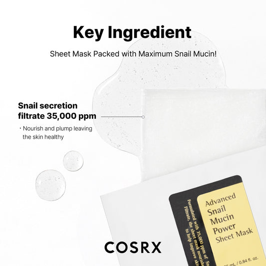 COSRX Advanced Snail Mucin Power Sheet Mask