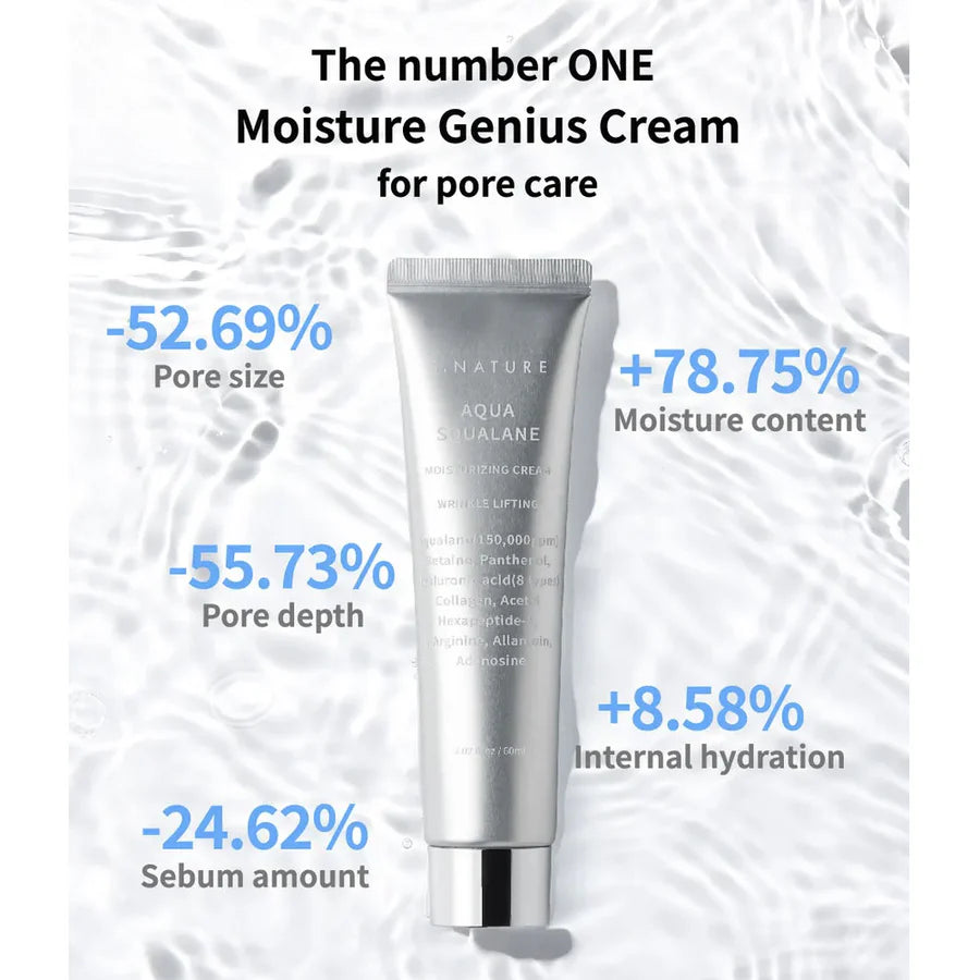 S.NATURE Aqua Squalane Moisturizing Cream 60ml